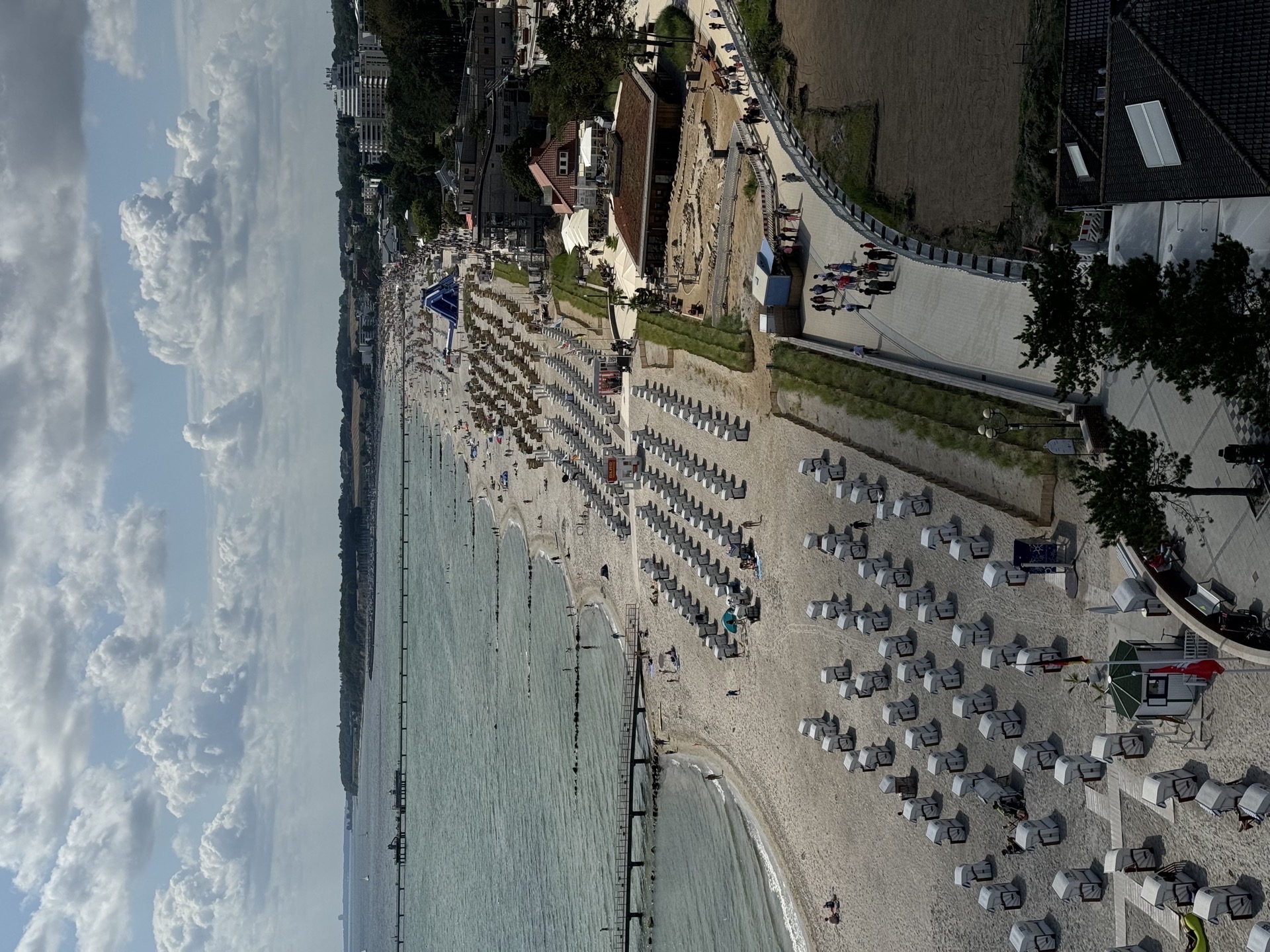 Belebte Strandpromenade von Grömitz